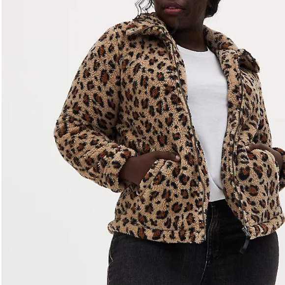 Sherpa Zip Up Jacket - Picture 2 of 9